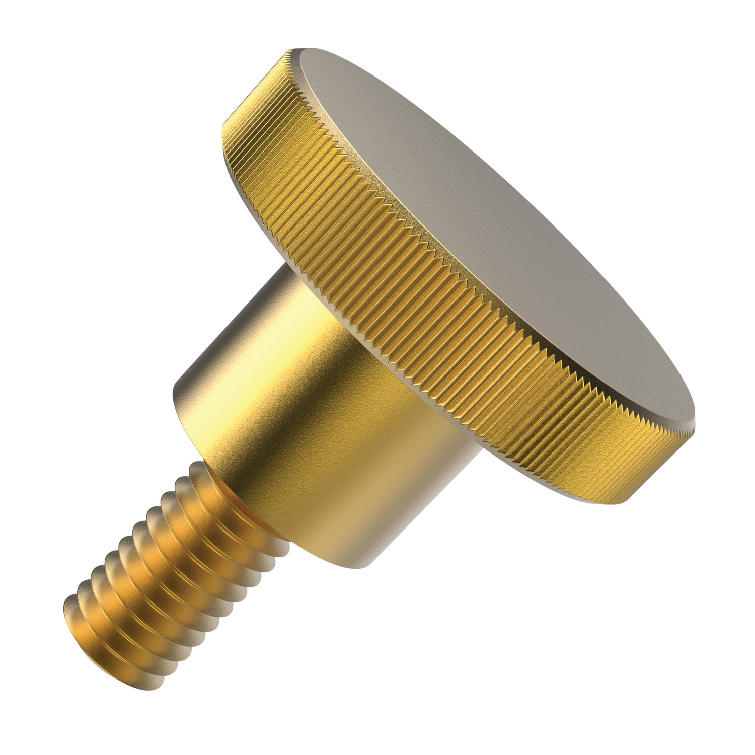 Product P0400.BR, Brass Knurled Thumb Screws brass / 