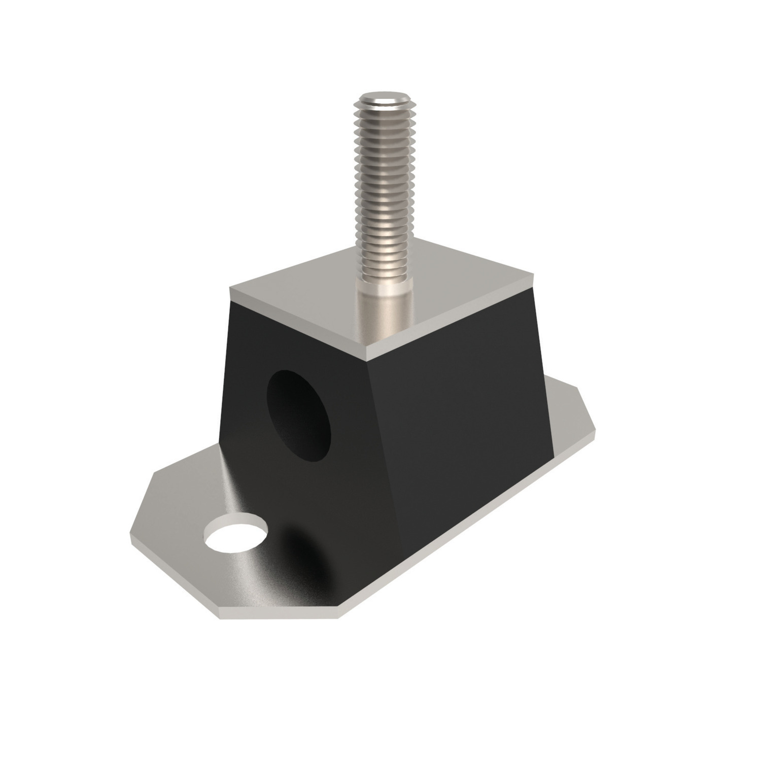 Anti-vibration Mounts Rectangular anti-vibration mounts. Used where good deflection properties are needed and for isolating of frequencies higher than 10Hz.