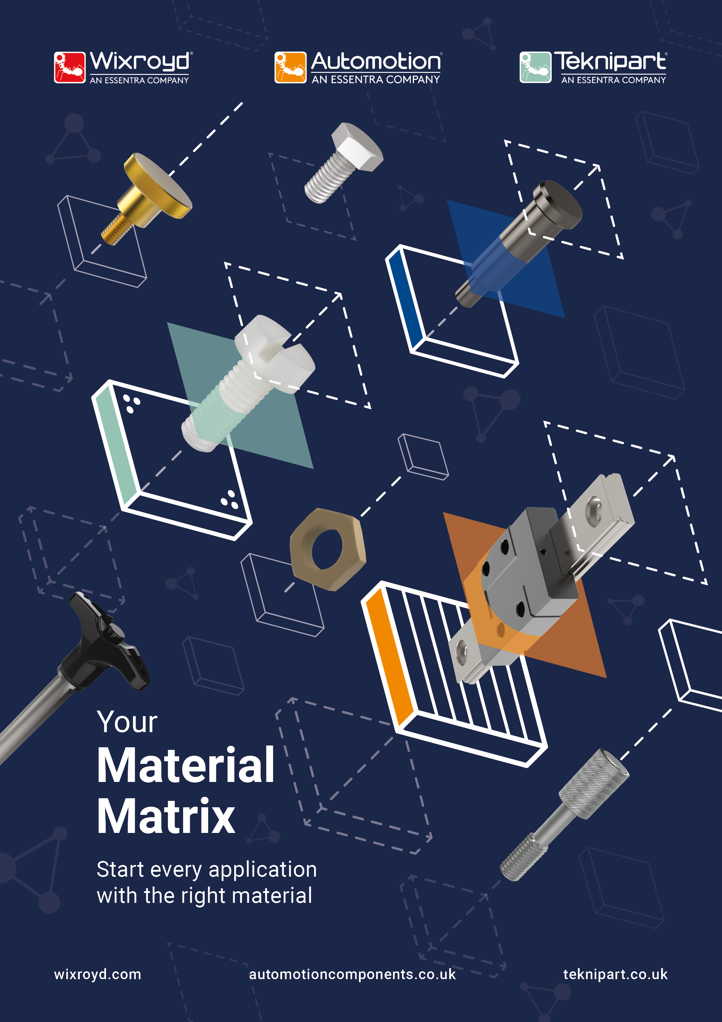 Front cover of our Materials Matrix catalogue