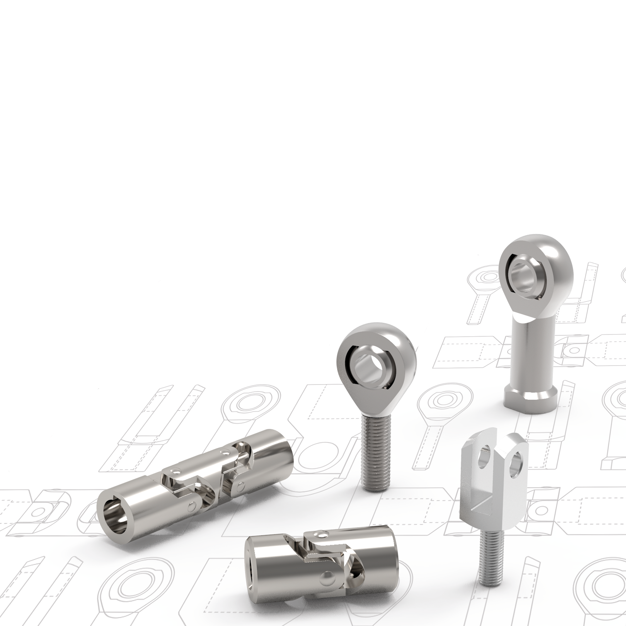 a couple of universal joints and rod ends