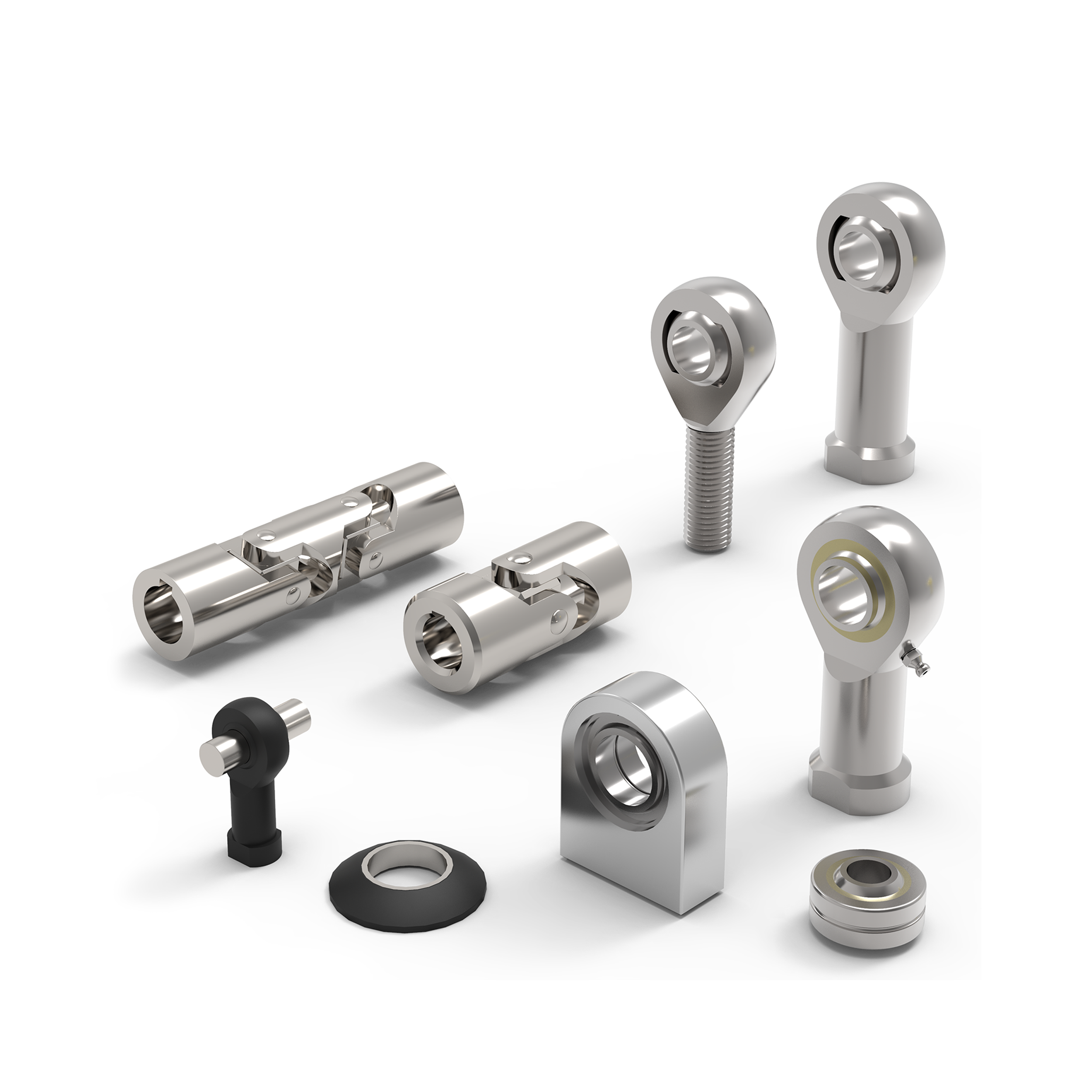 selection of universal joints and rod ends