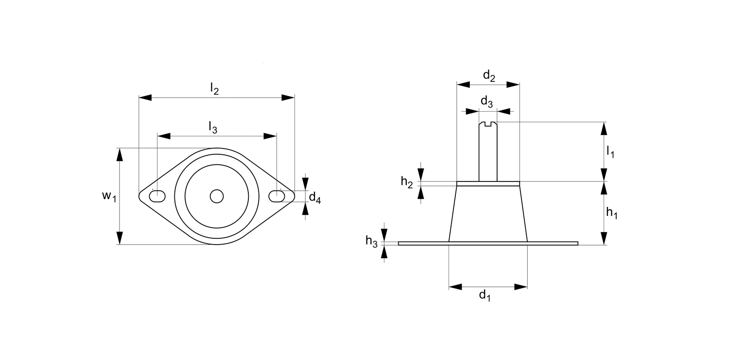 P2108 Anti-vibration Mounts