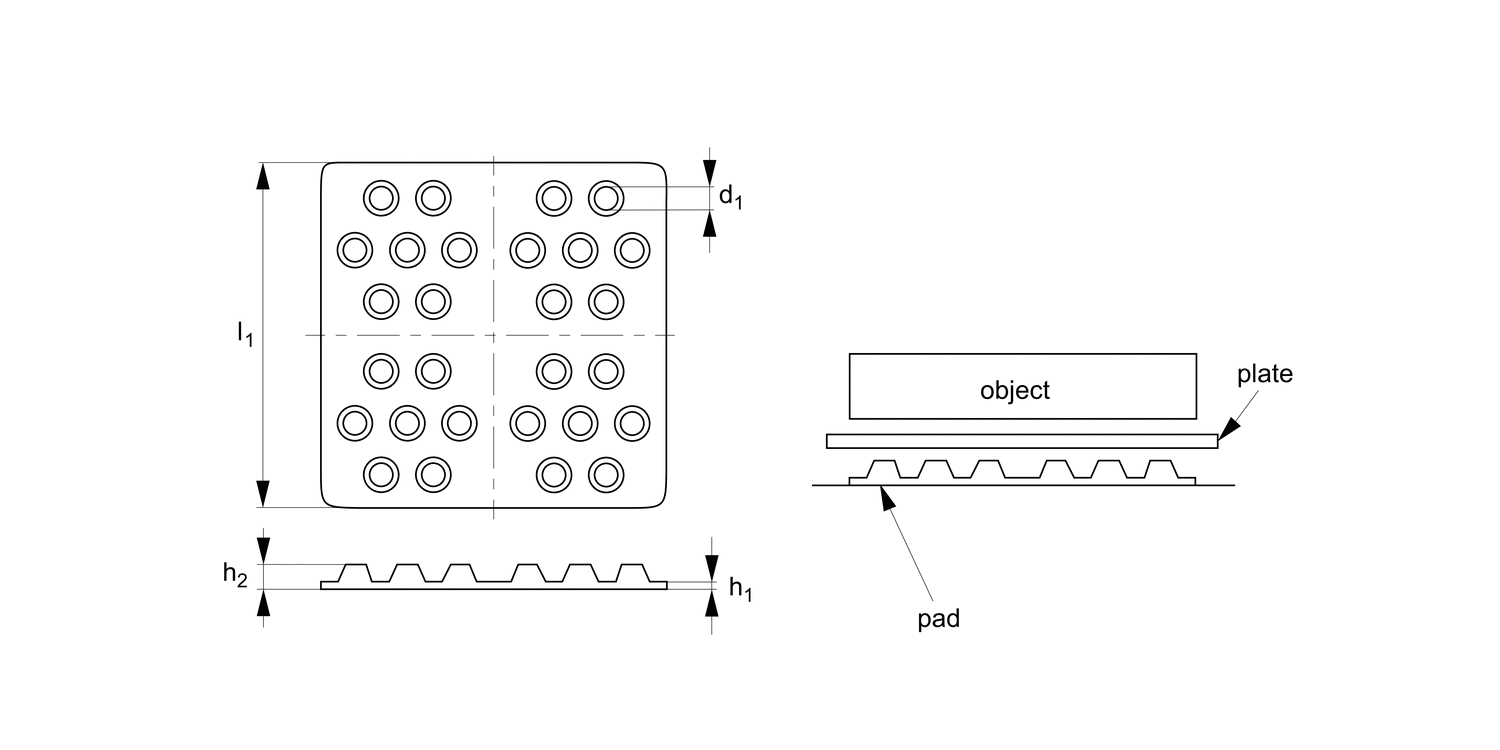 P2056 Anti-vibration Pads