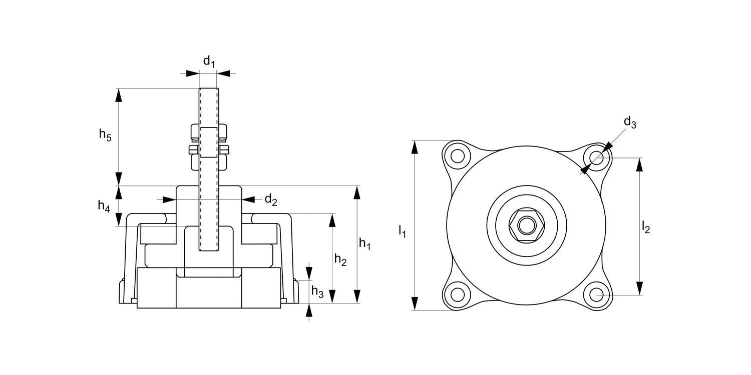 P2110 Anti-vibration Mounts