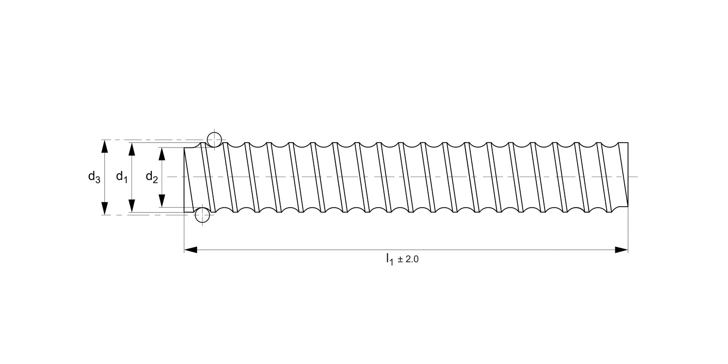 L1375.40 Ø 40 Ball Screws