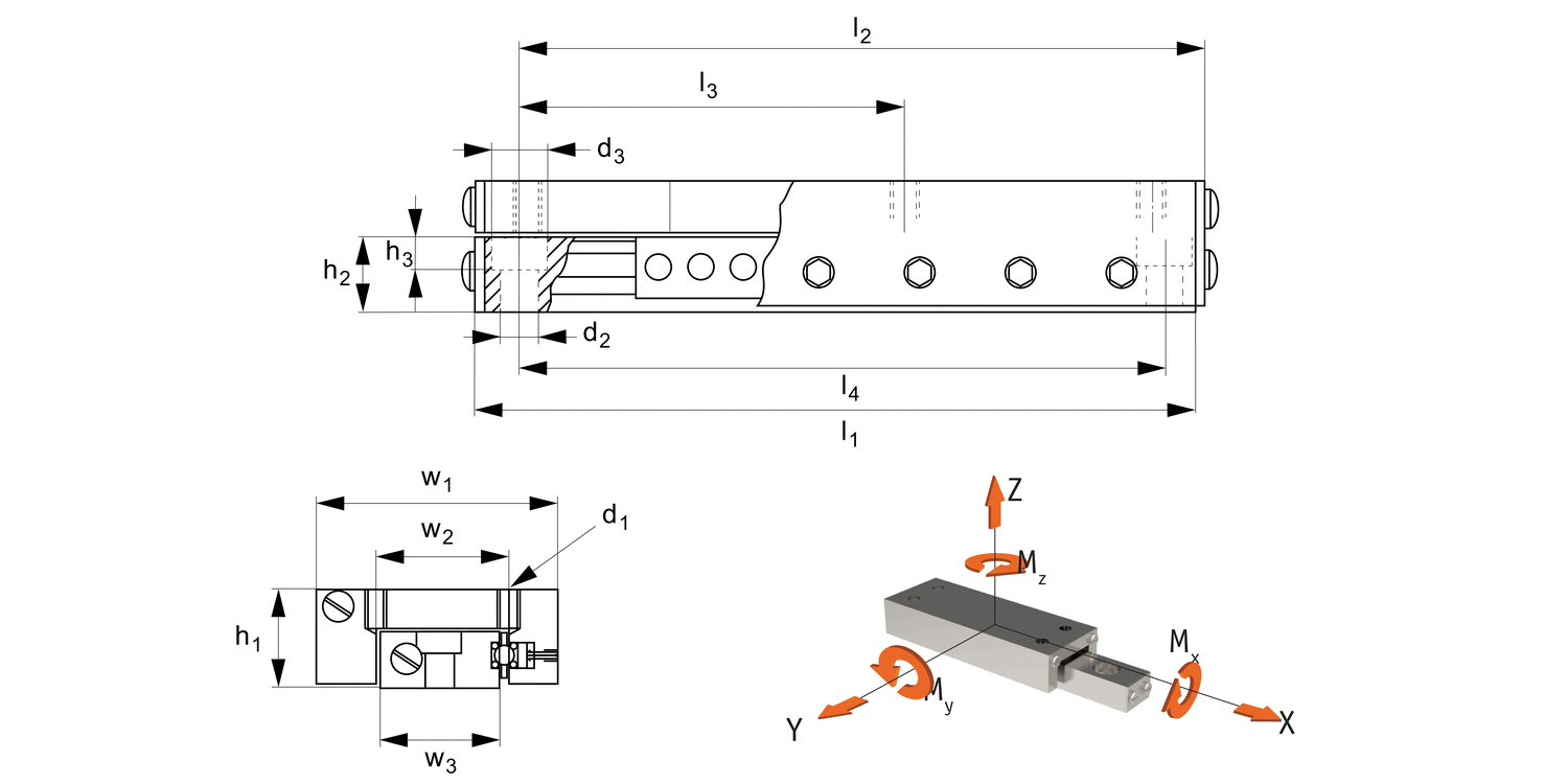 L1028 Ball Slide Assemblies