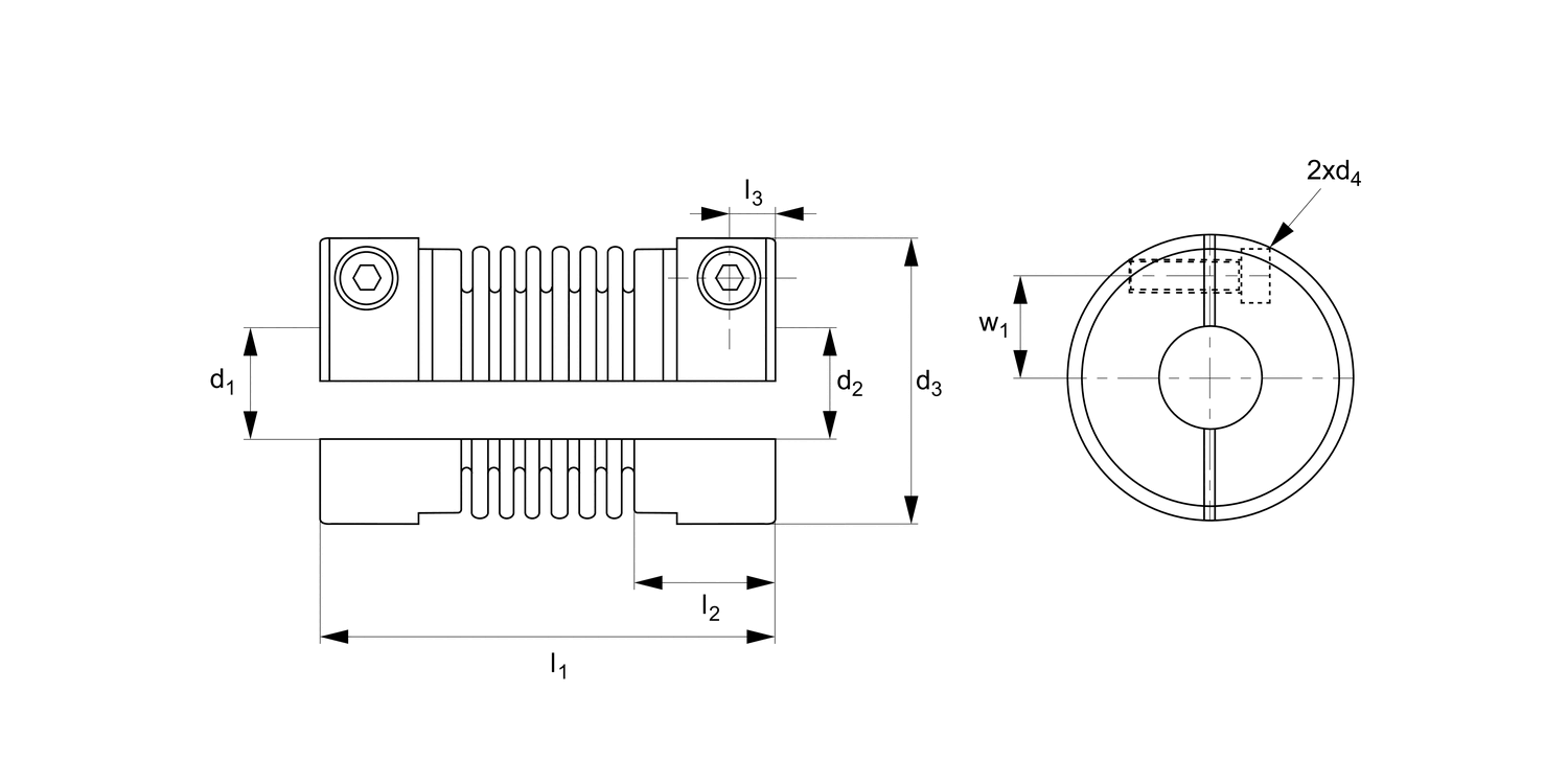 R3012 Bellows Coupling