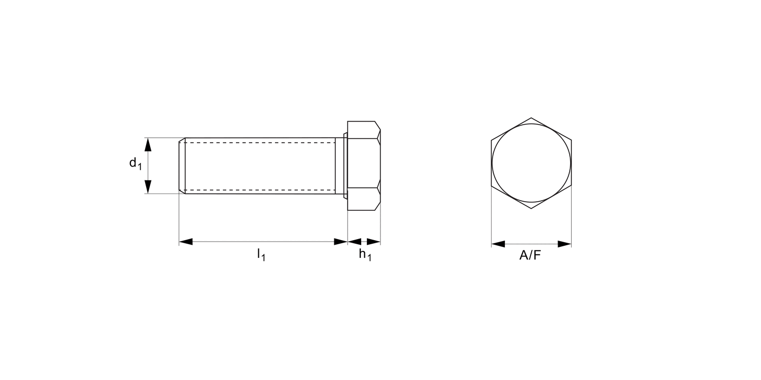 P0260.BR Hexagon Head Set Screws