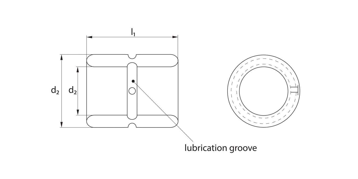 L1768 Thin Wall Ceramic Linear Bearings