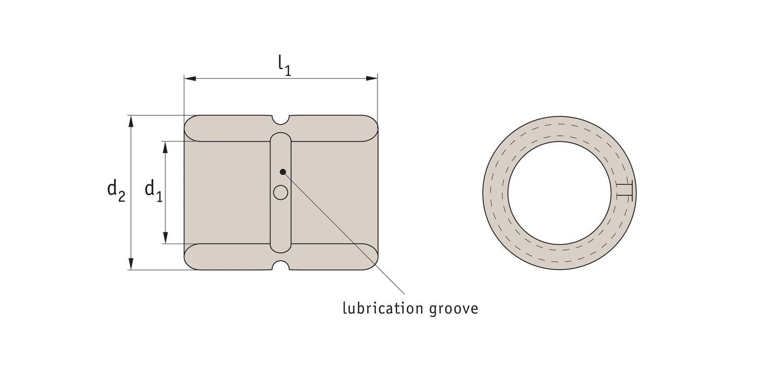 L1769 Thin Wall Ceramic Linear Bearings