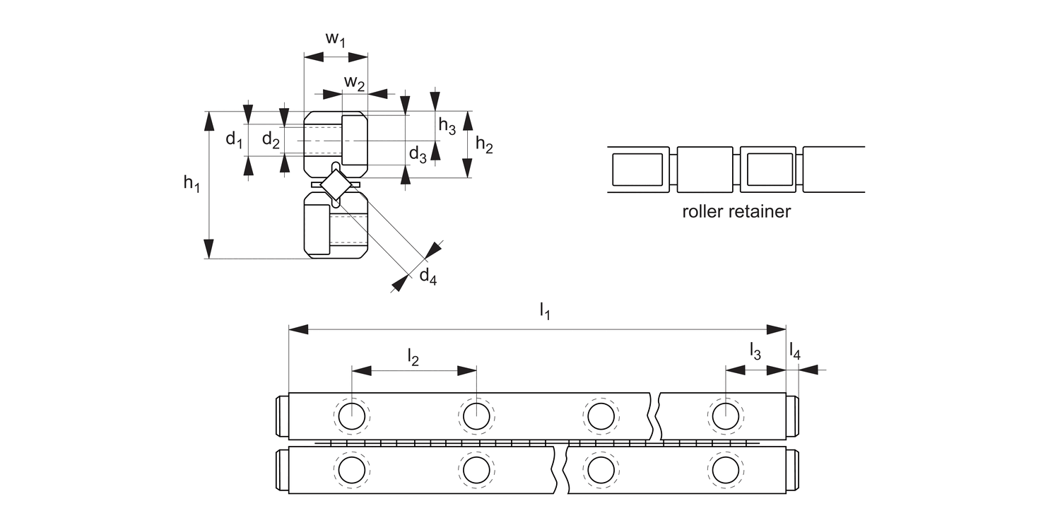 L1002 Crossed Roller Rail Sets