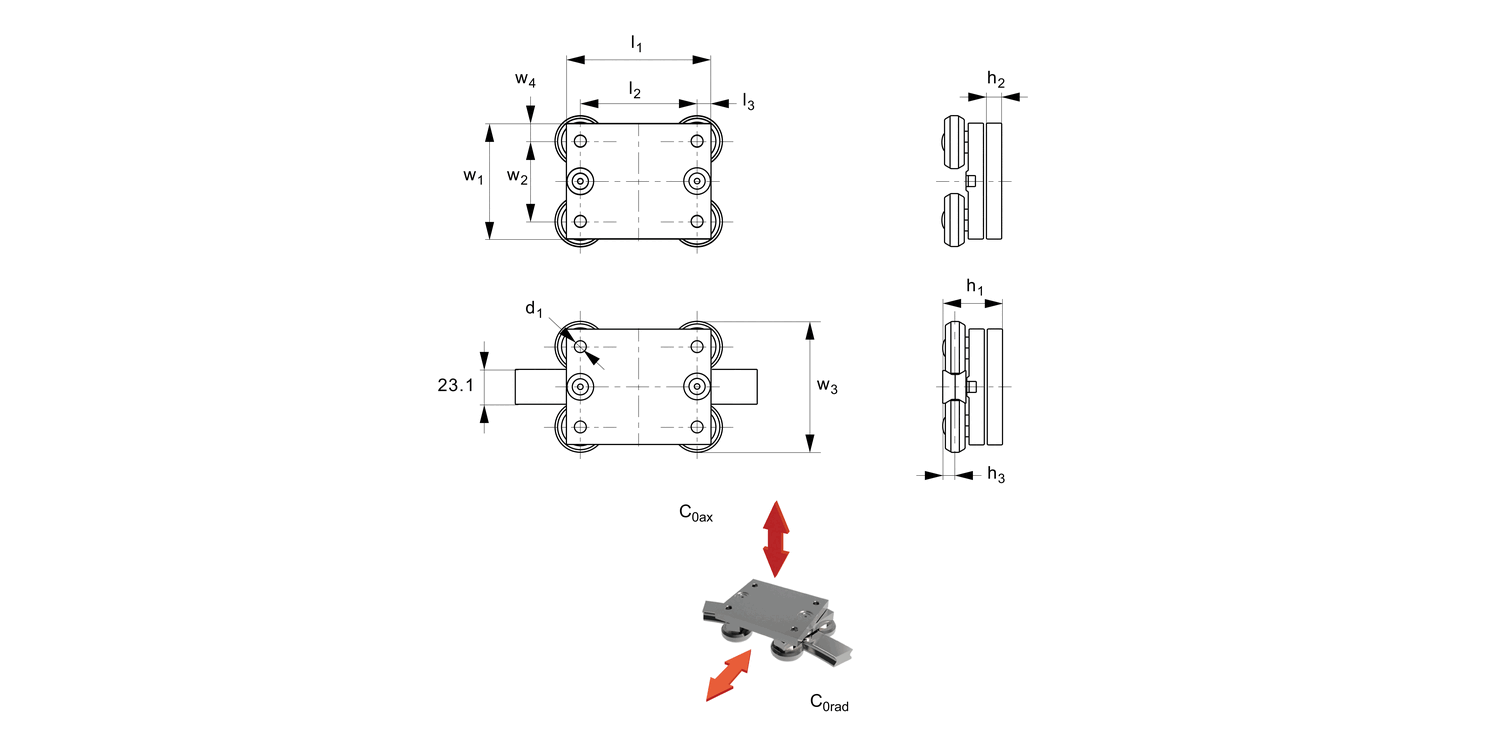 L1979.CR23 Curviline Sliders