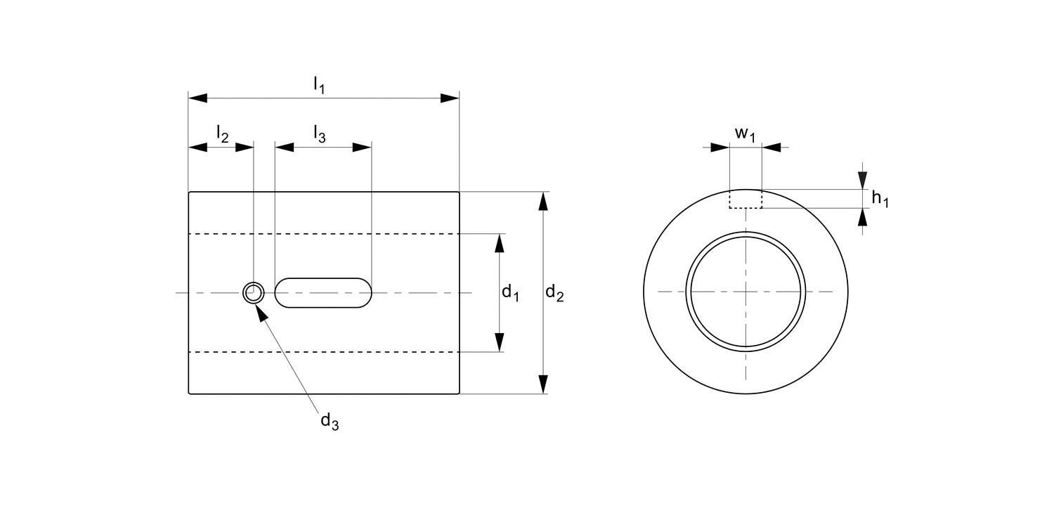L1373 Cylindrical Ball Nuts