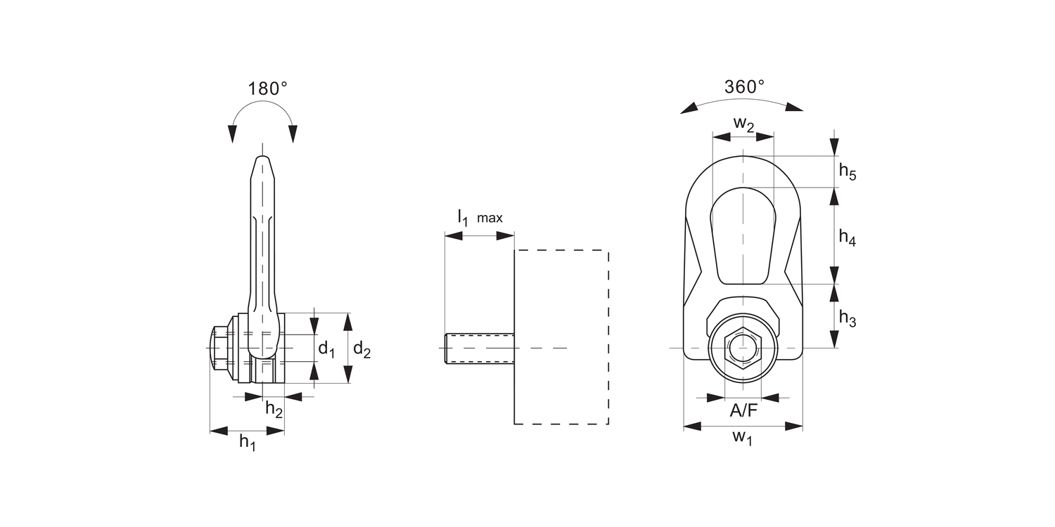 P4006 Double Swivel Nuts Female