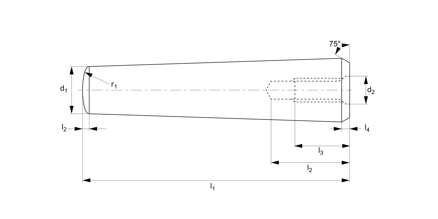 P1218 Extractable Taper Pins