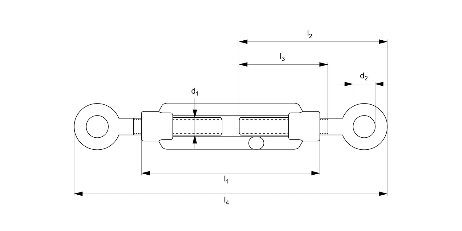 R3842 Eye End Turnbuckles