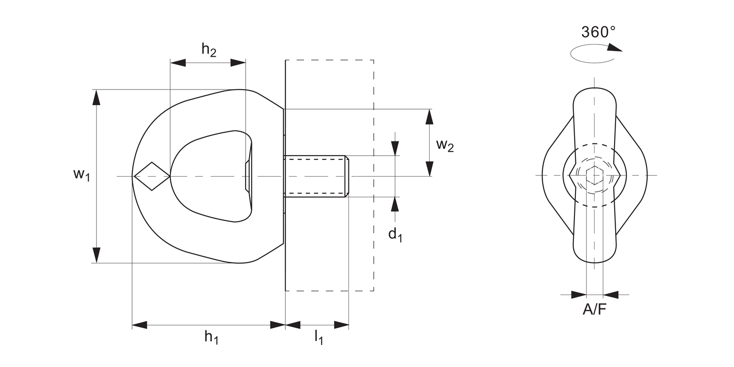 P4030 Fall Arrest Swivel Rings