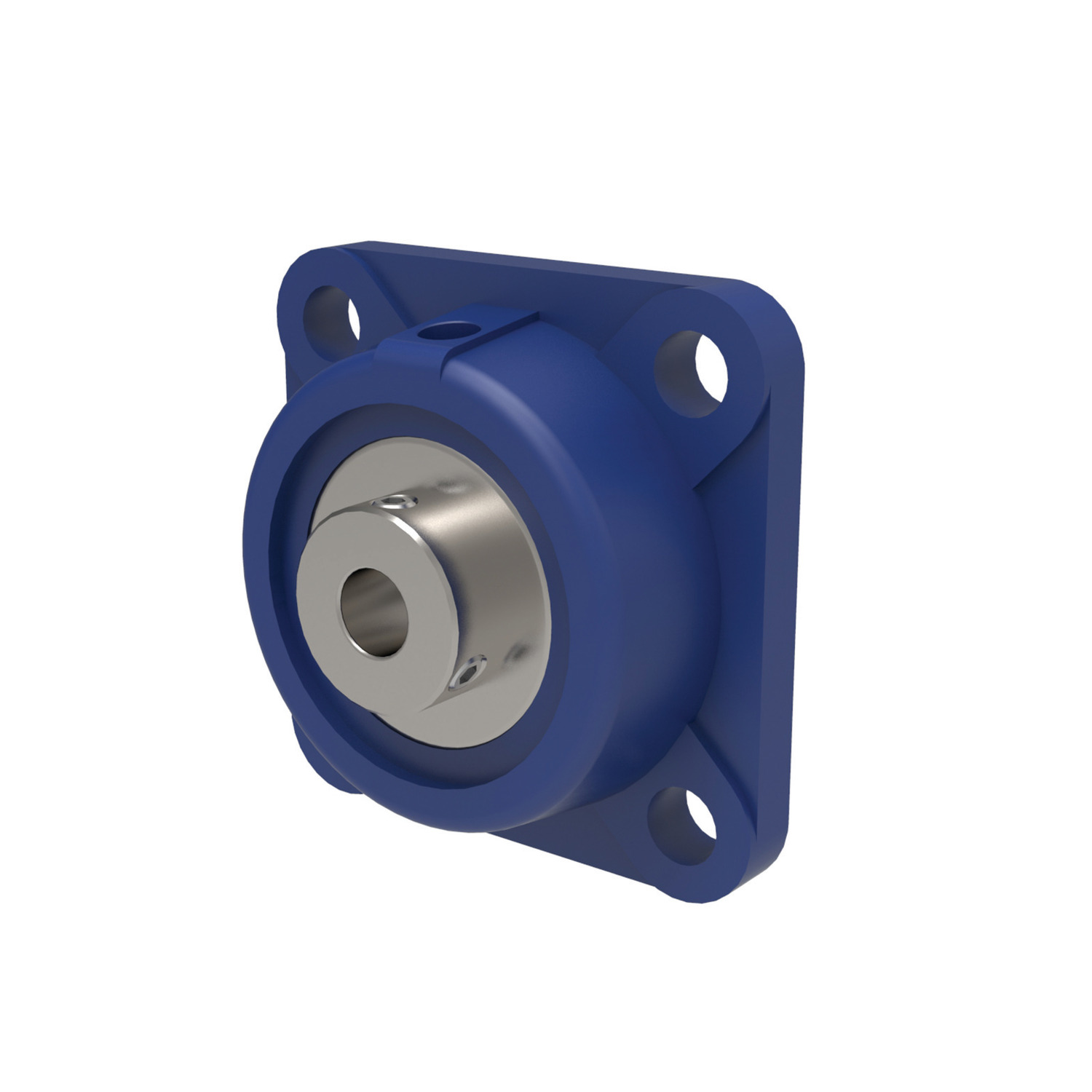Square Flanged Bearing Units Four bolt square flanged cast iron pillow block/plummer block.