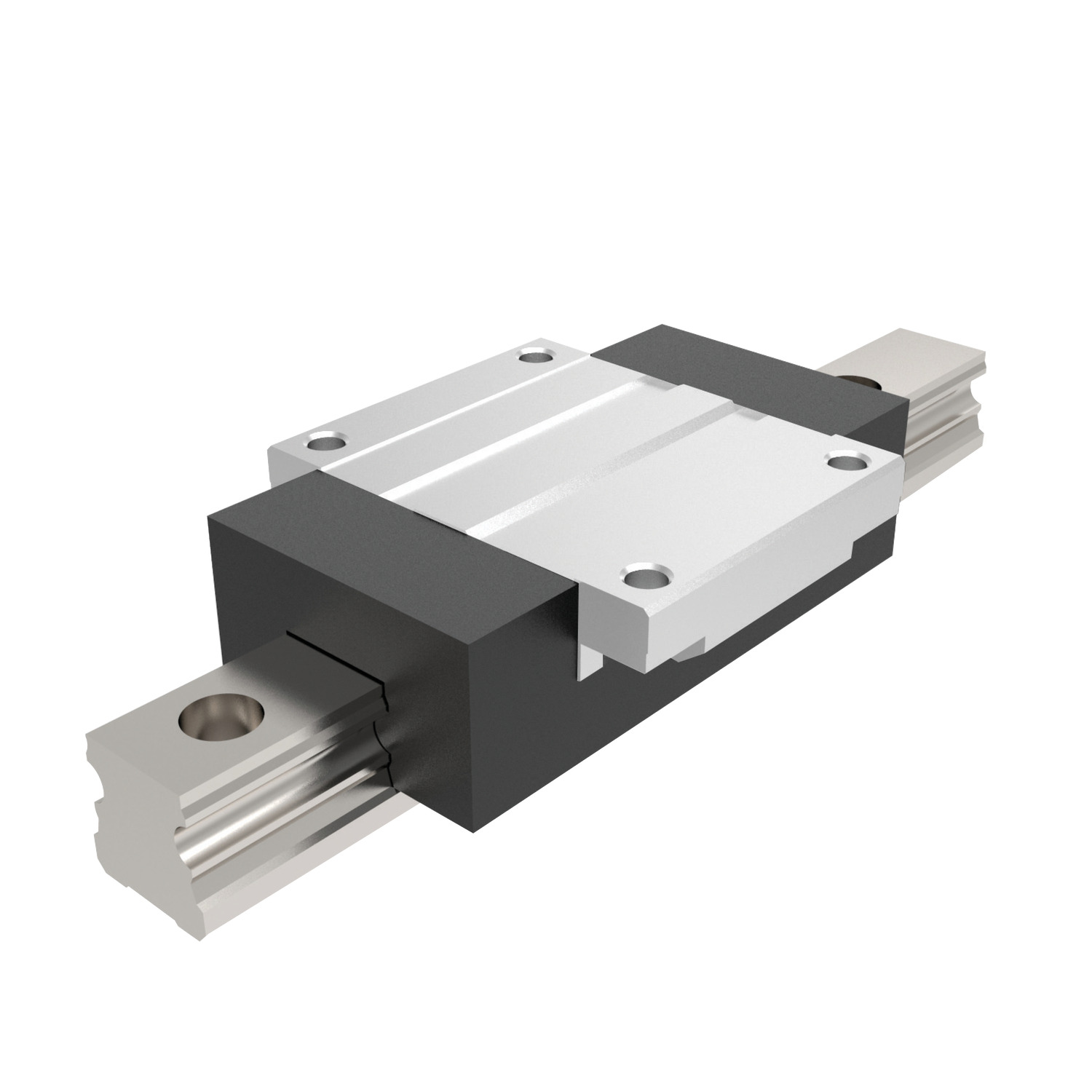 Flanged Aluminium Carriages Flanged carriages with stainless steel ball and hardened slider for aluminium linear guideways. Hardened aluminium carriage (X46Cr13 hardened to F35) has tensile strength 350N/mm2. Ideal for applications where weight efficiency is a priority, such as for aviation parts.