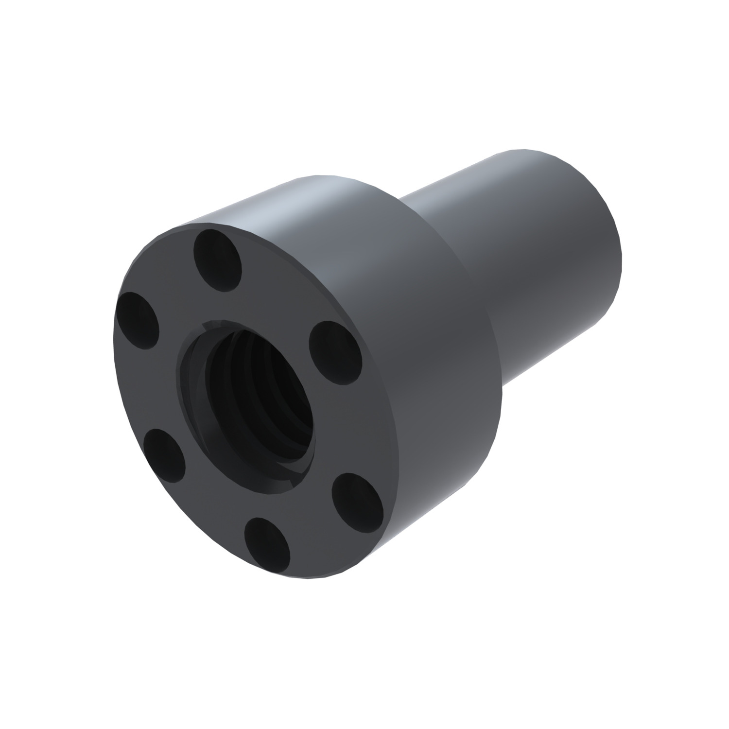 L1342 Flanged Self-Lubricating Plastic Nut