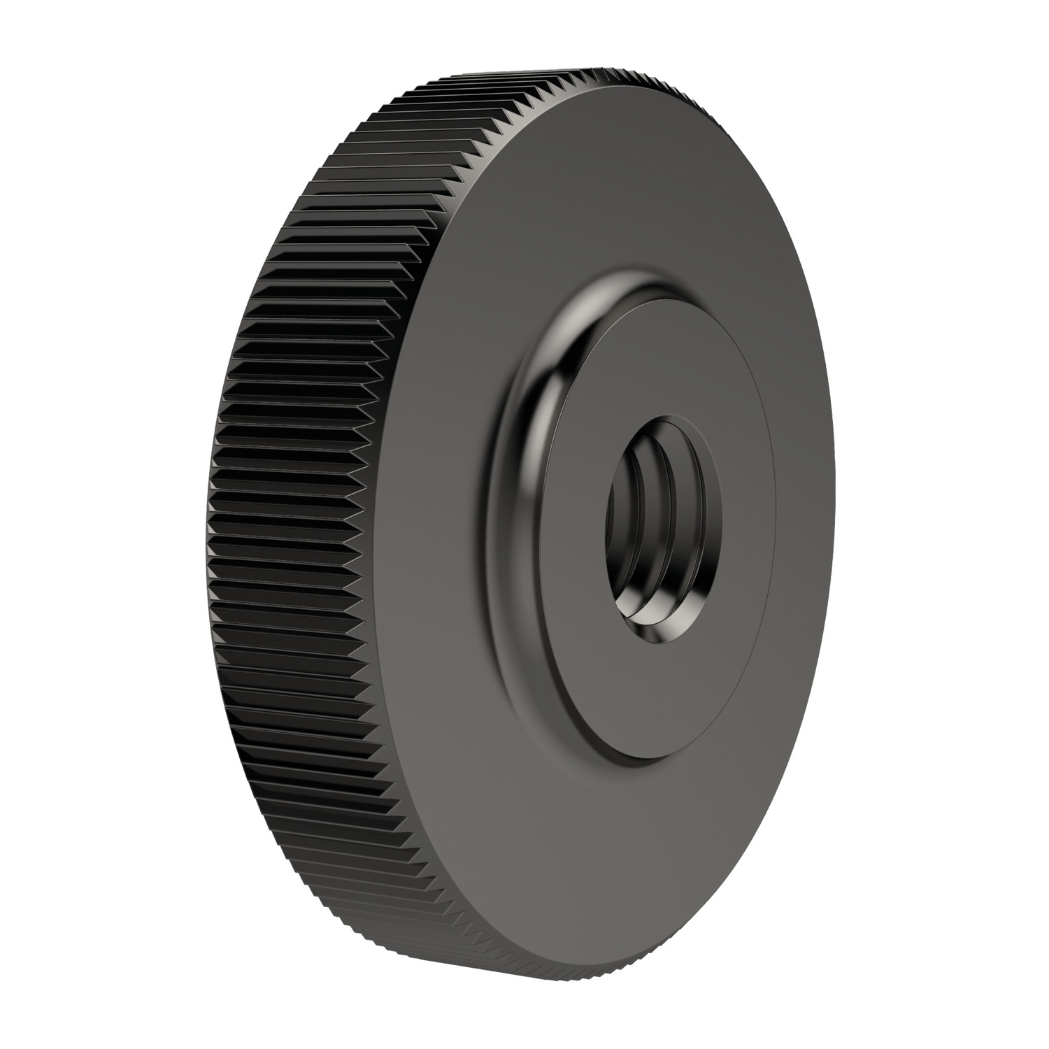 P0406.BL Flat Knurled Nuts
