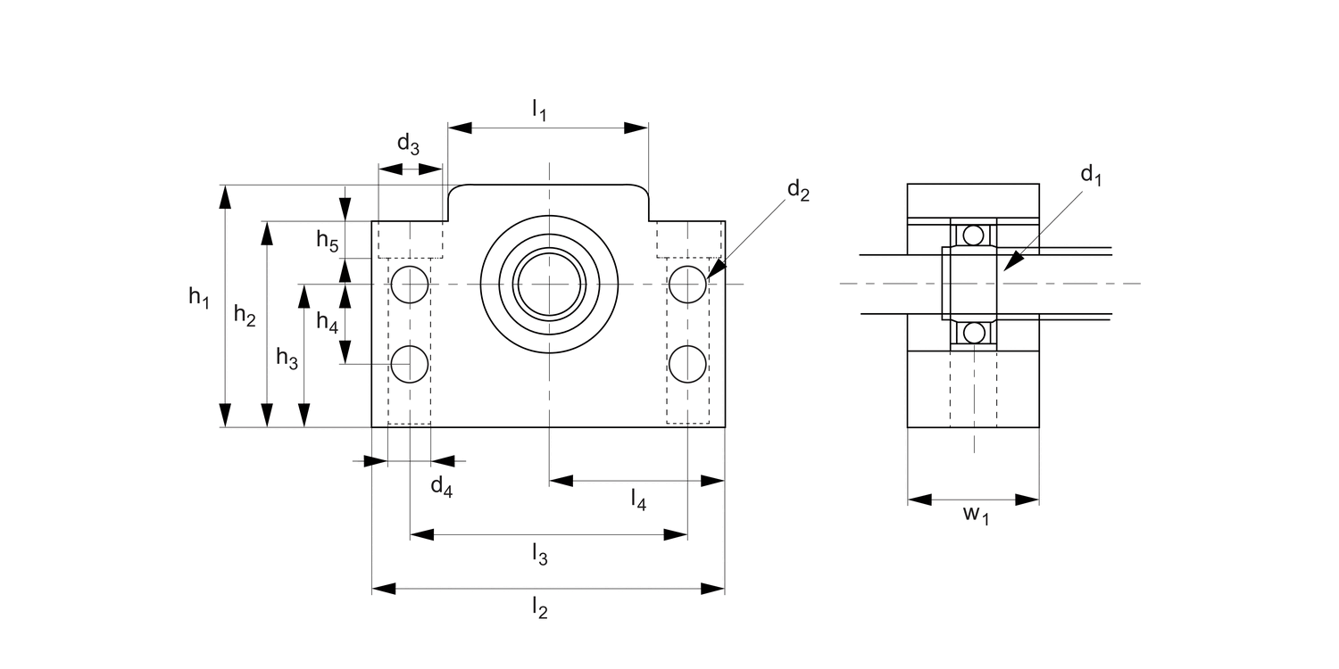 L1393 Floating Rectangular Support Units (BF)
