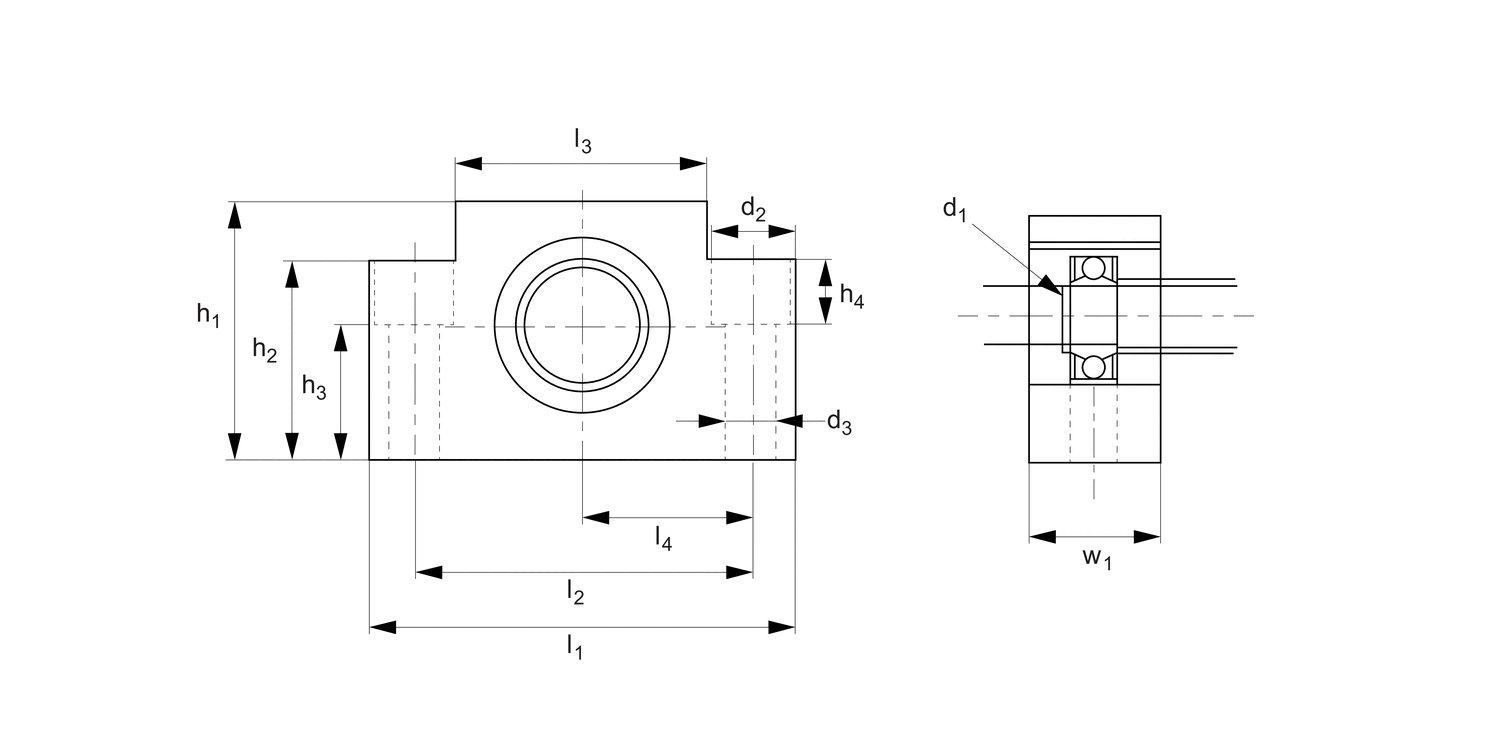 L1403 Floating Low Profile Support Units (LF)
