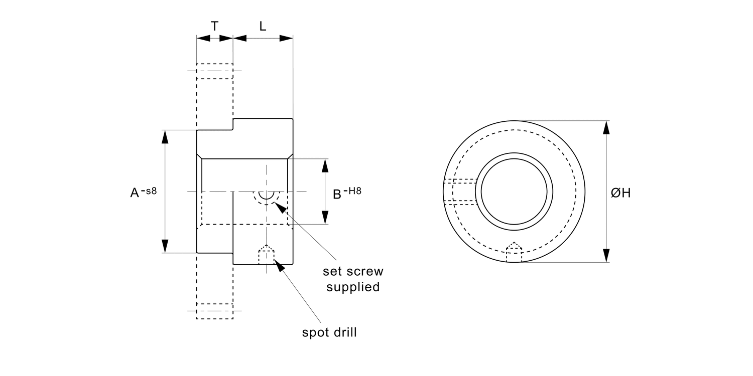 R3242 Gear, Sprocket and Dial Hubs