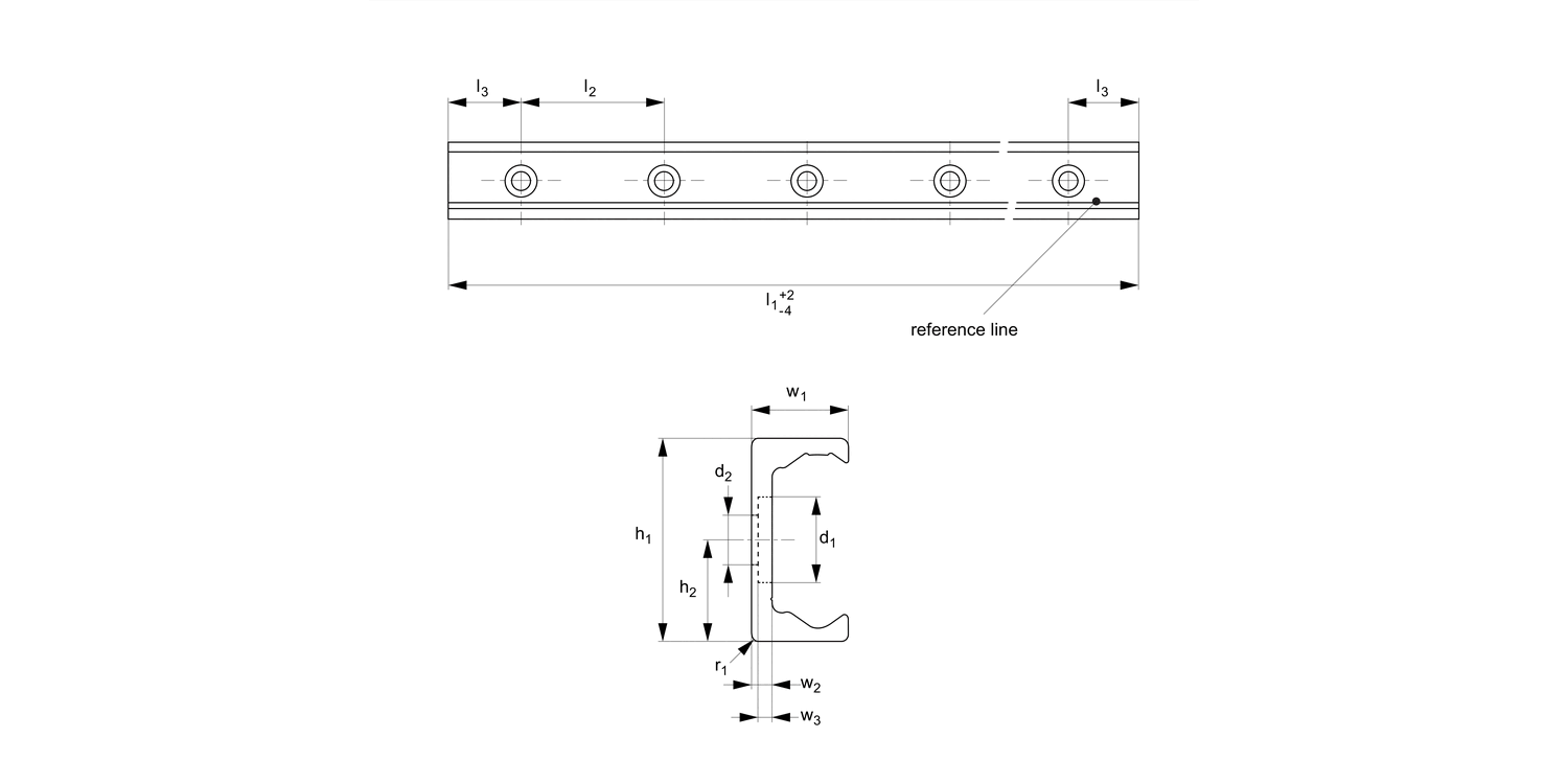 L1943.KLC43 Heavy Duty K Rail