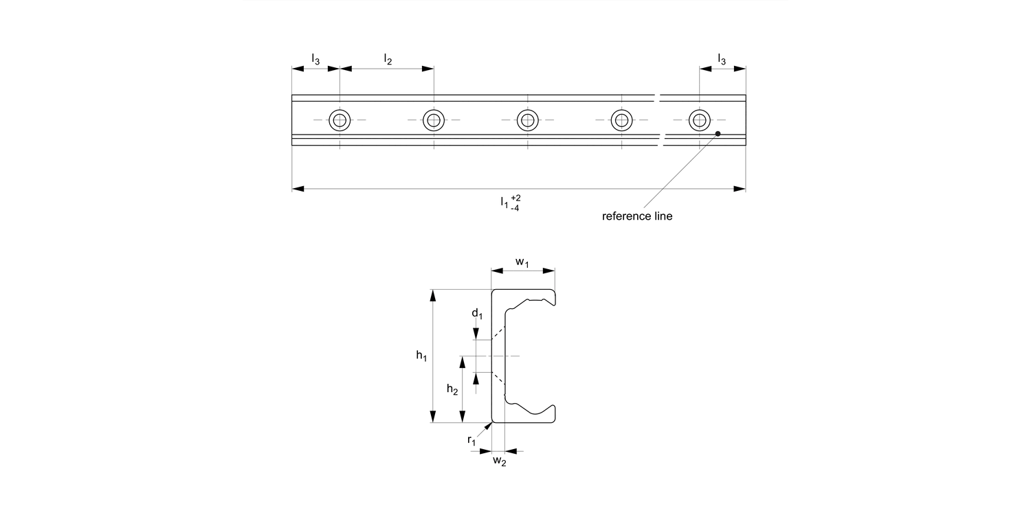 L1943.KLV43 Heavy Duty K Rail