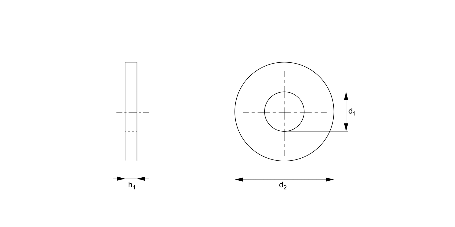P0336.ZP Heavy Flat Washers