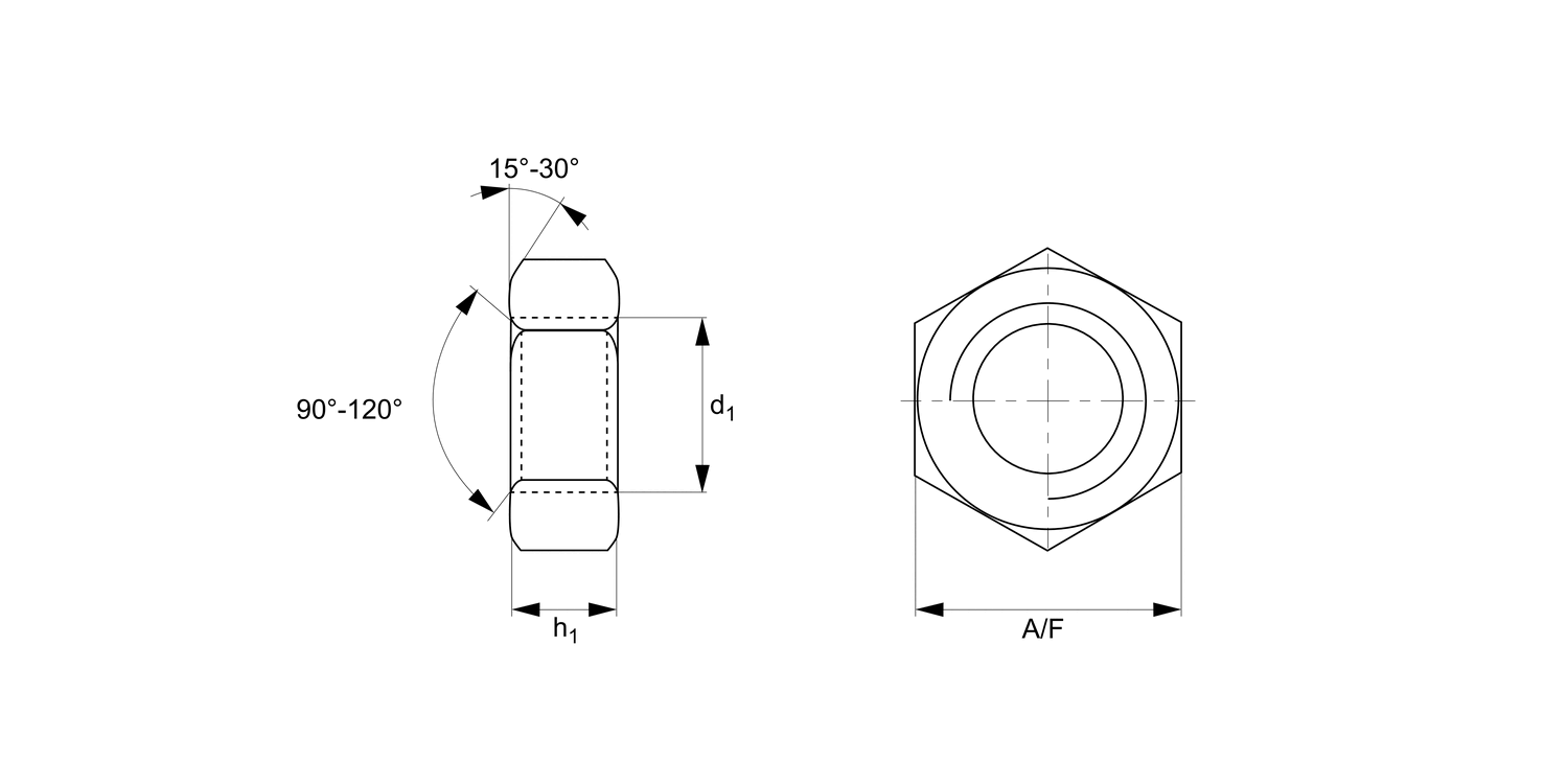 P0502.NP Hexagon Nuts
