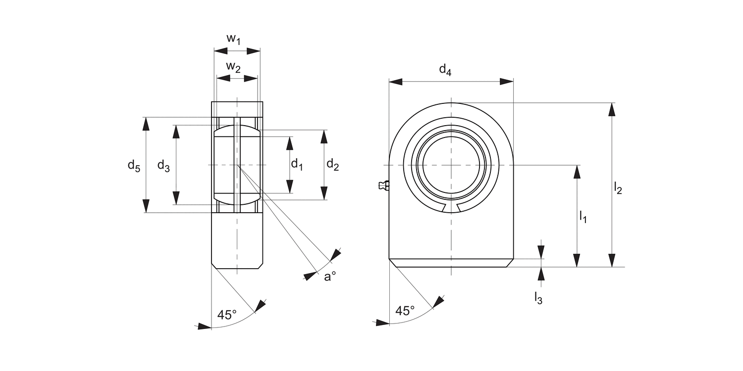 R3622 Hydraulic Rod Ends