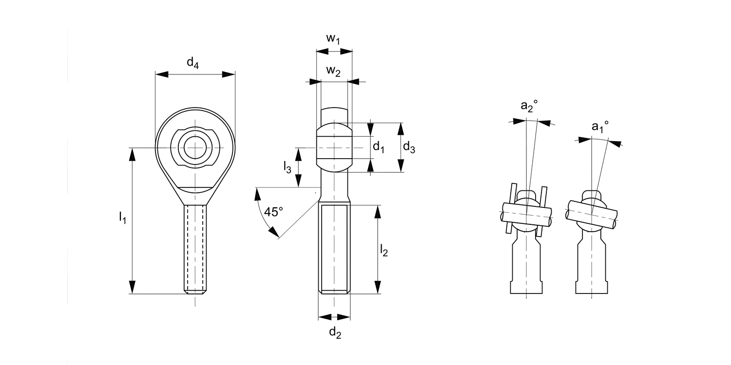 R3550.i Heavy-Duty Rod Ends - Male