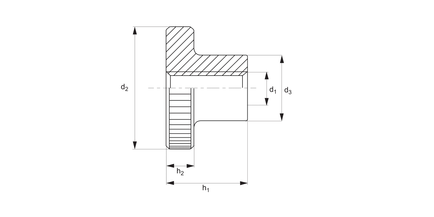 P0403.A2 Knurled Thumb Nuts