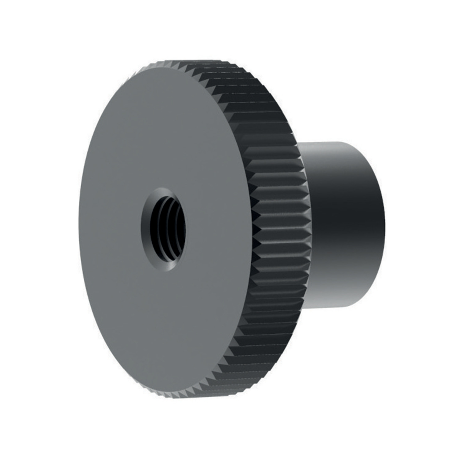 P0403.030-BL Knurled Nuts - Steel M 3 - 12 - 6 - 7,5