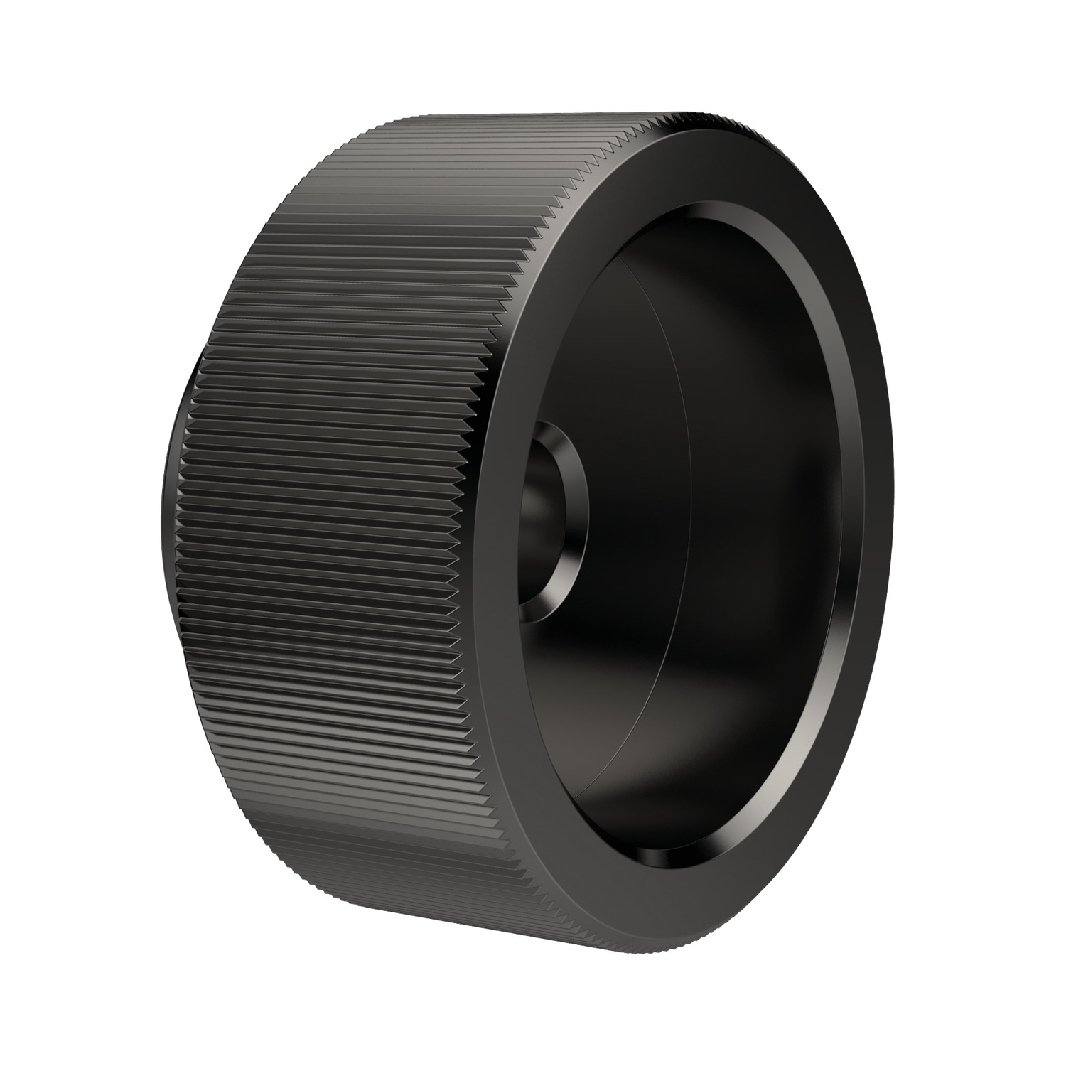 P0409.050-BL Knurled Nuts - Steel. Without Pin Hole - M 5 - 20 - 14