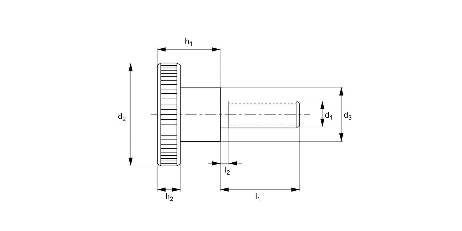 P0400.A4 Knurled Thumb Screws