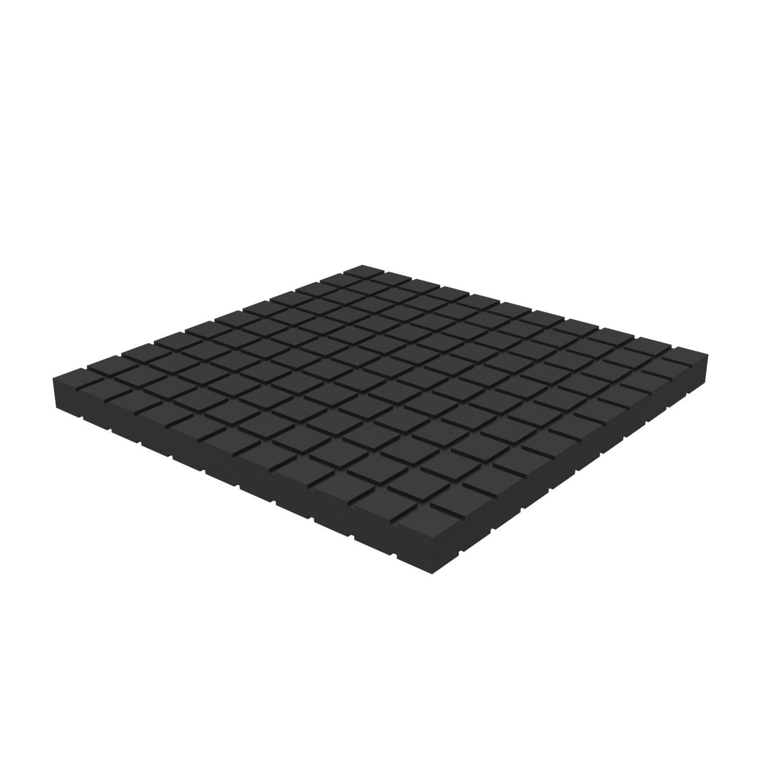 Anti-vibration Pads The pad can be cut to suit the application as required. Differs from a plain rubber mat as the squared units can deform - improving its anti-vibration features.