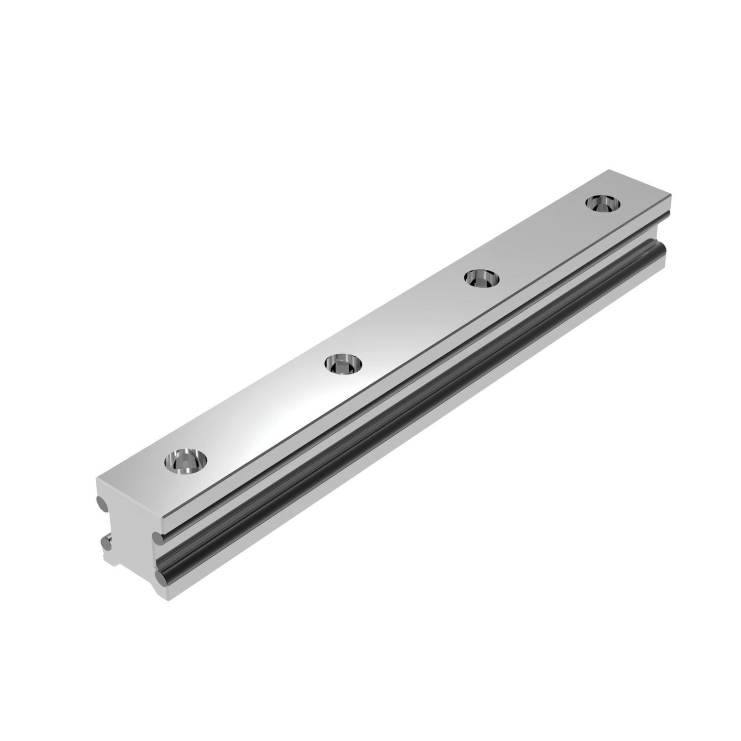 Product L1018.20, 20mm Aluminium Linear Guide Rail with stainless raceways / 