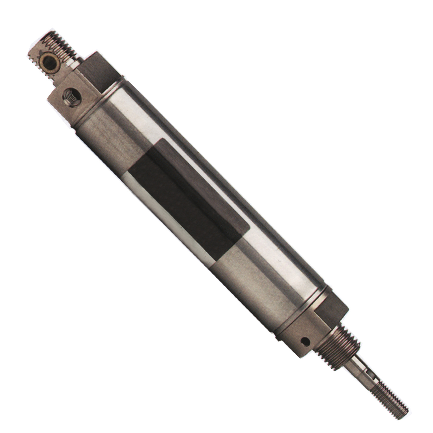 Product L4528, Anti-Stiction Air Cylinder - 15.9mm Bore universal mount, air extended, spring return / 