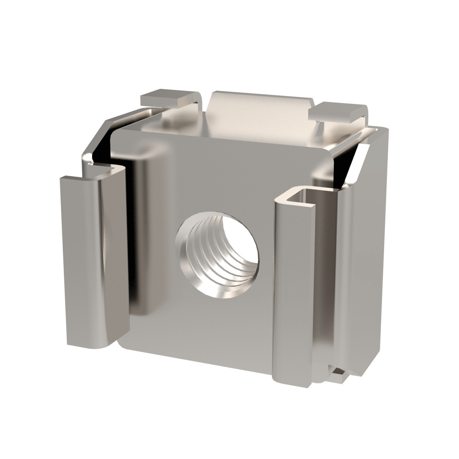Cage Nuts Cage nuts manufactured in A2 stainless steel. Sizes range from M4 to M10. For panels up to 4,3.