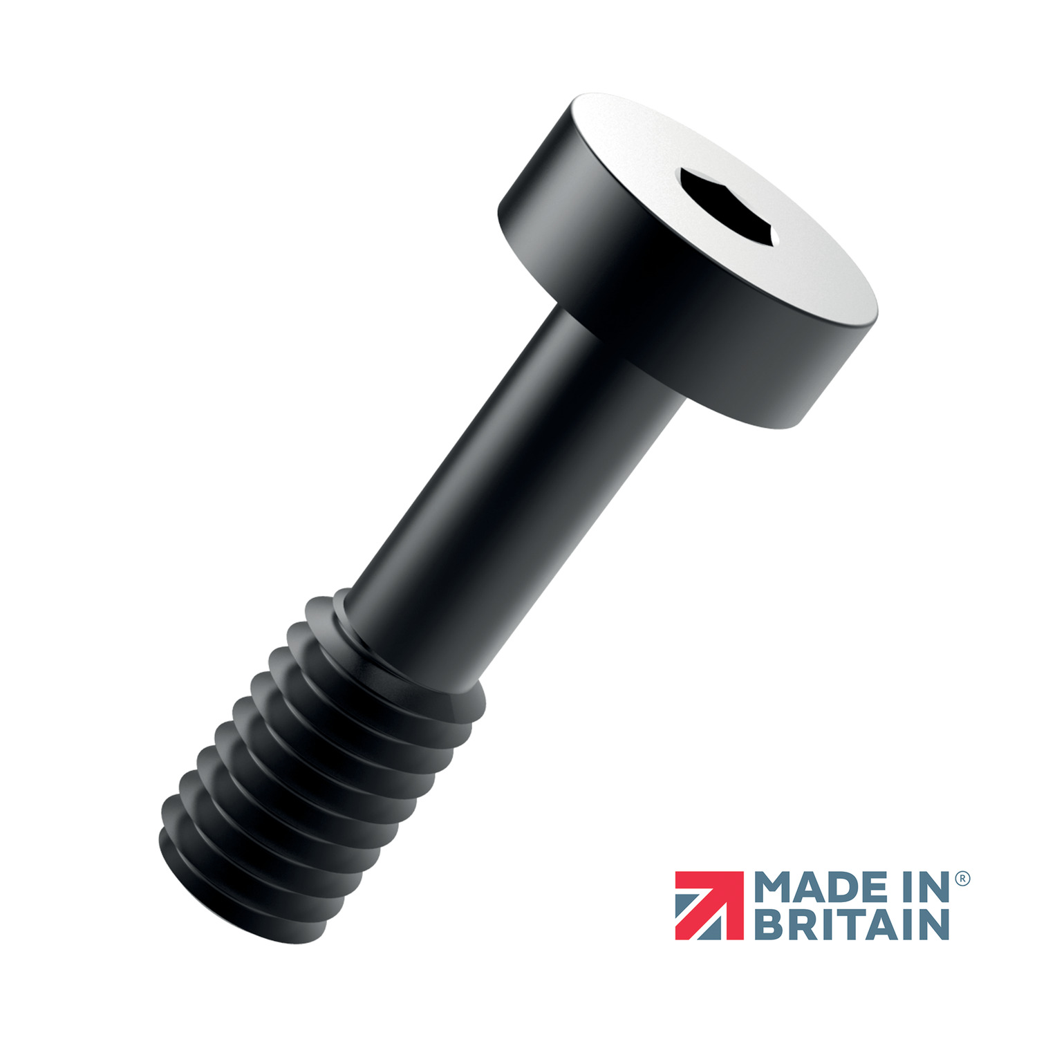 Product P0152.B4, Captive Screws - Cheese Head hex drive - 316 stainless - blackened / 