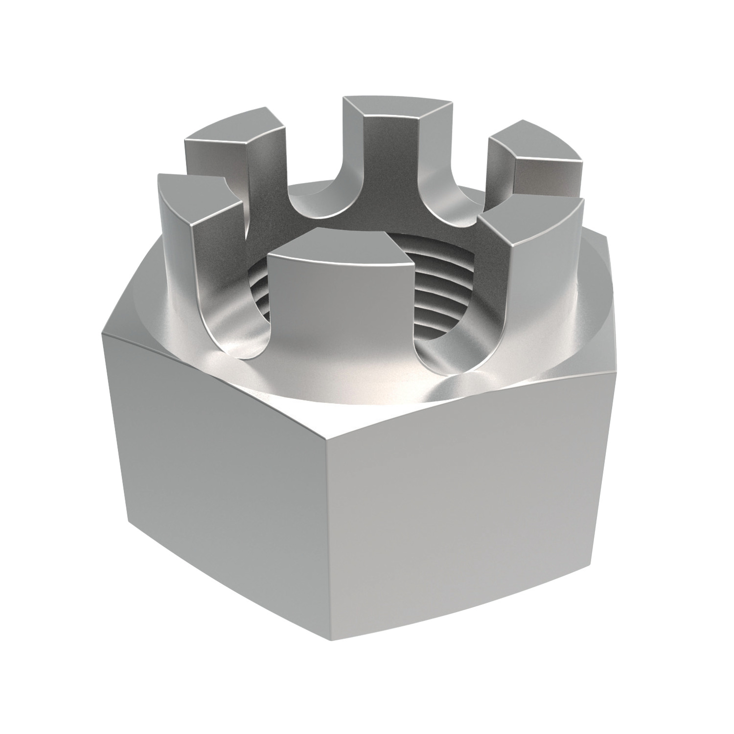 Product P0320.A2, Hexagon Castle Nuts A2 Stainless / 