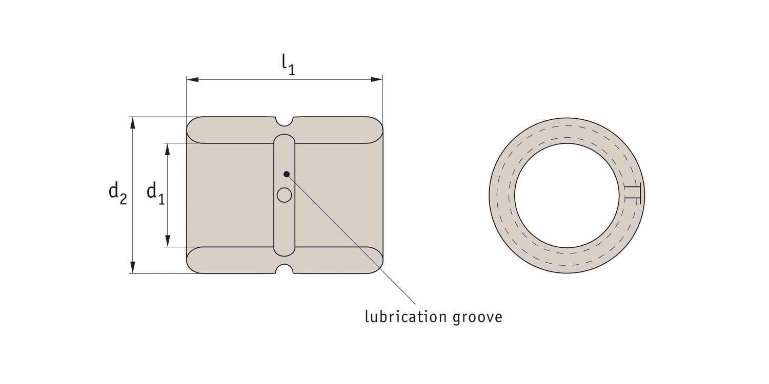 L1768 Thin Wall Ceramic Linear Bearings