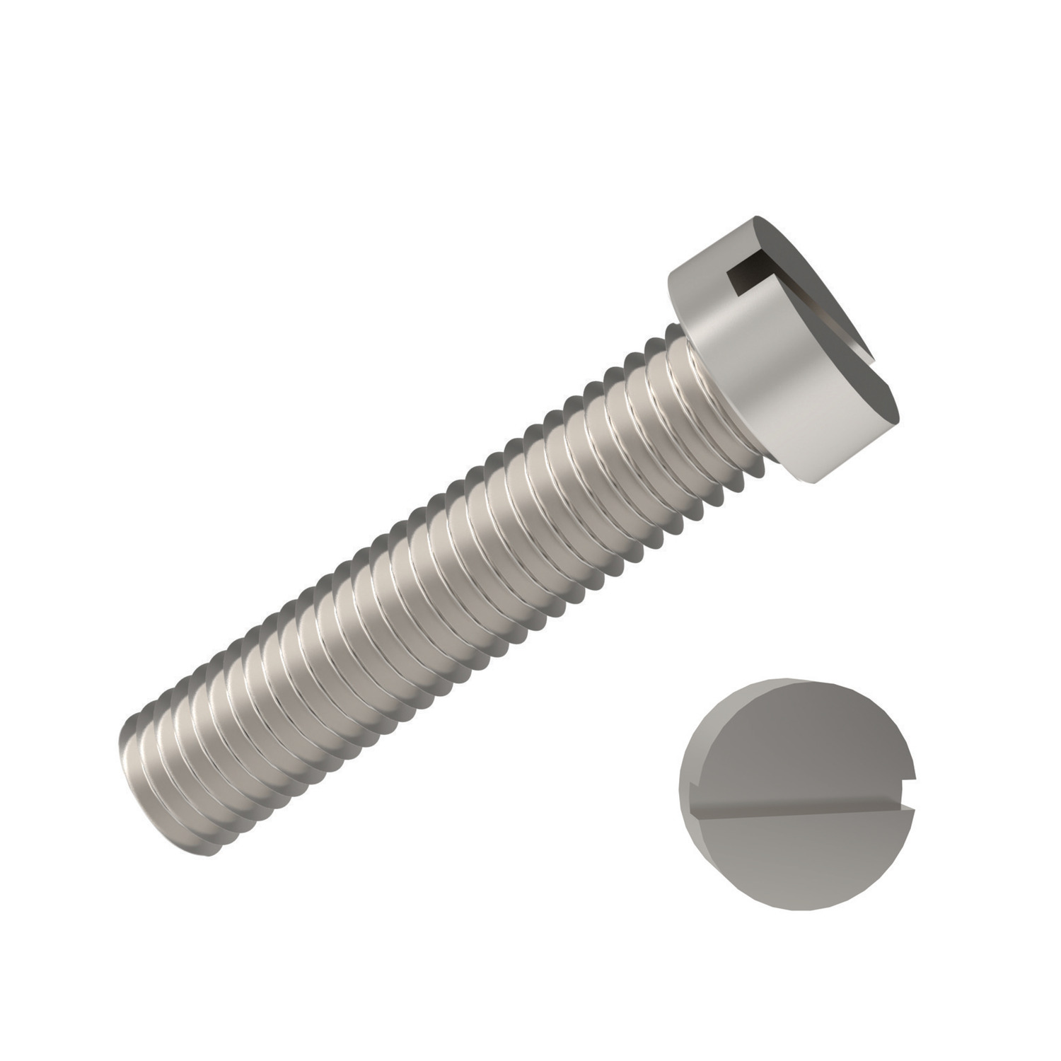 Slot Cheese Head Screws A2 stainless steel slot cheese head screws. Sizes range from M1,6 to M10. Manufactured to DIN 84.