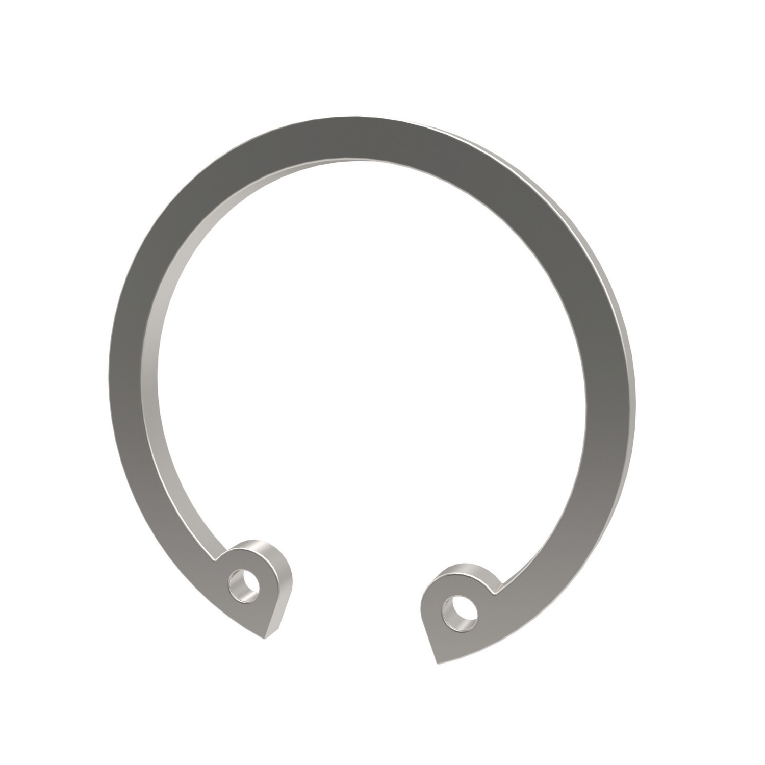 Internal Circlips External circlips in A2 stainless steel. To DIN 472. Diameter 3 to 140mm. For bores.