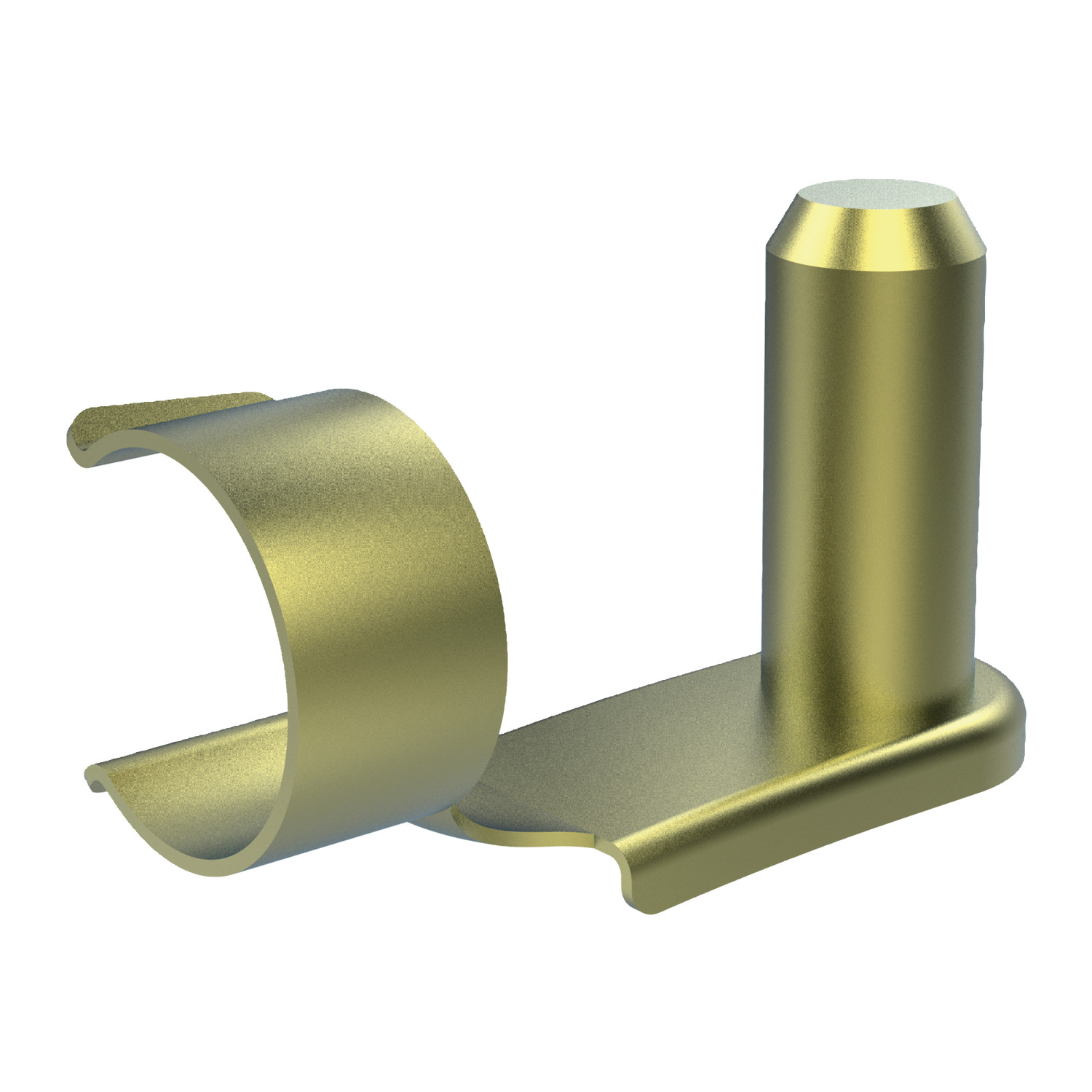 Clevis Retention Clips - Imperial Yellow zinc-plated retention clips. For use with clevis joints R3393 and R3394.