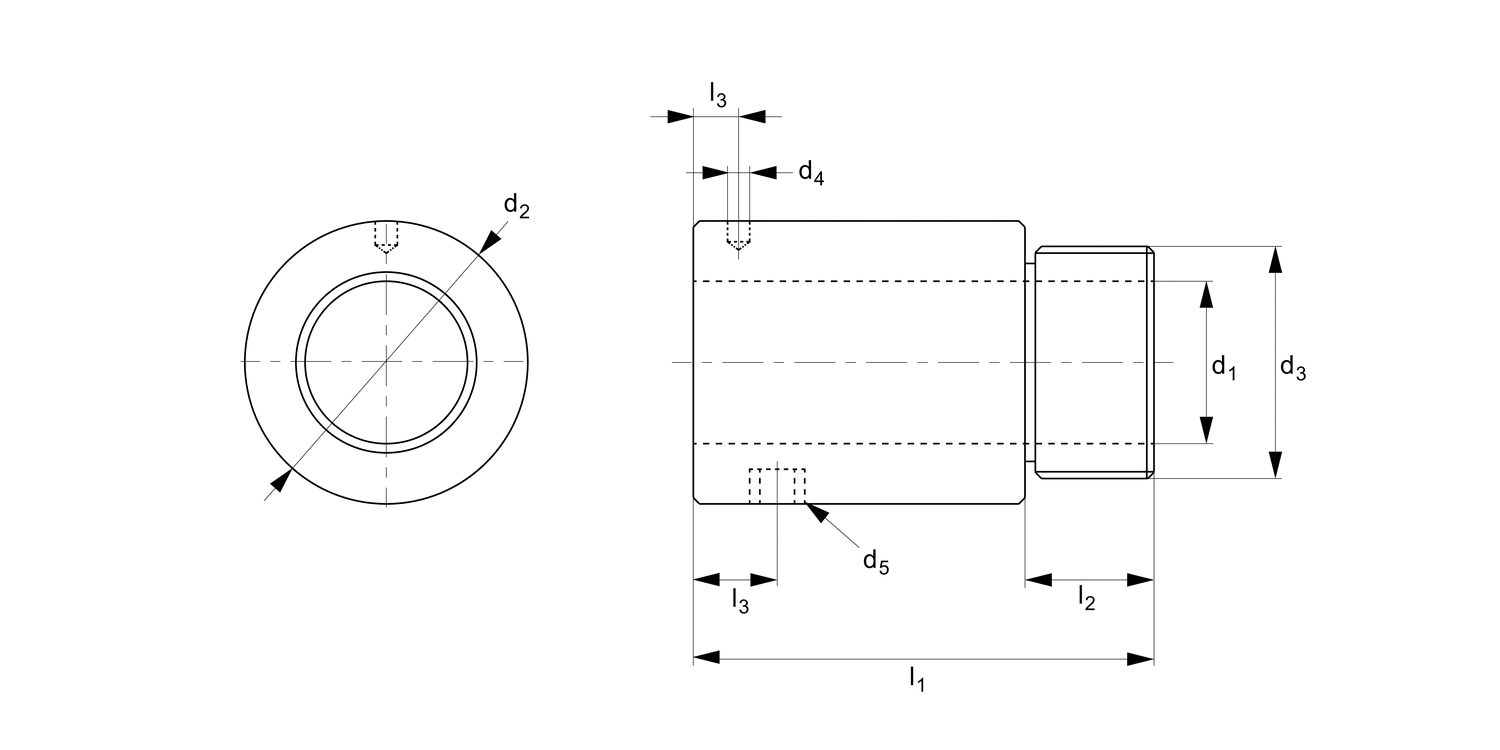 L1374 Cylindrical Ball Nuts