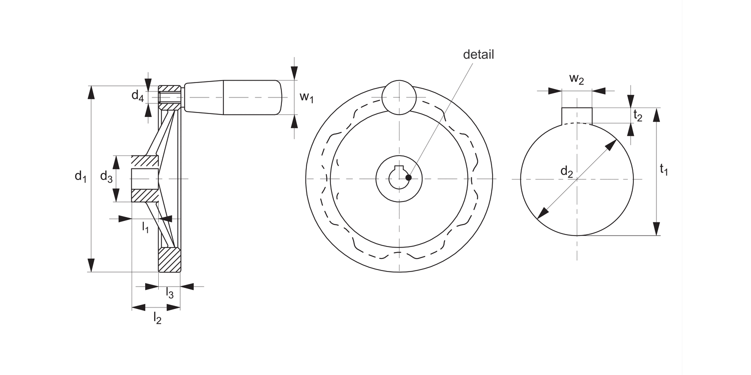 L1458 Disc Type Handwheels